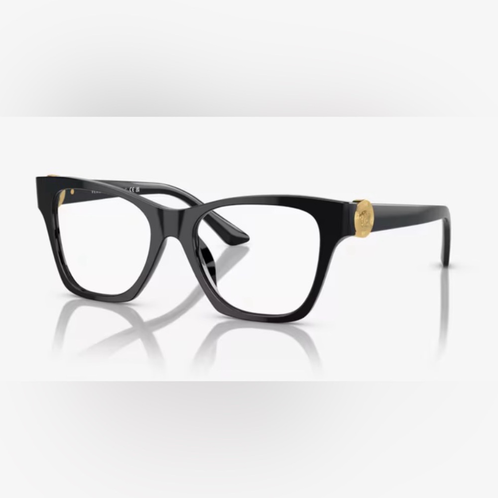 NWT Versace Black Medusa Designer Eyeglass Frames